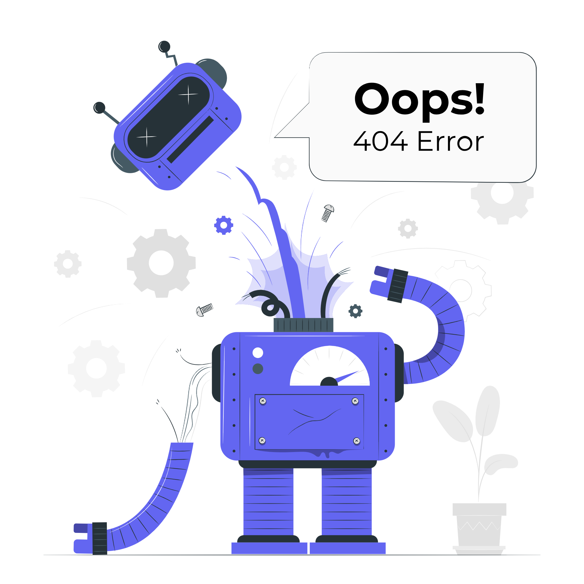 404 Error Illustration